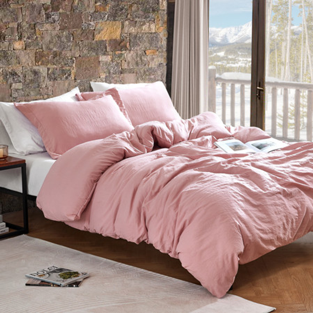 Natural Loft® Comforter - Silver Pink