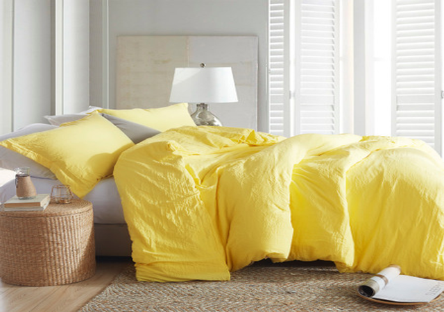Natural Loft® Comforter - Limelight Yellow