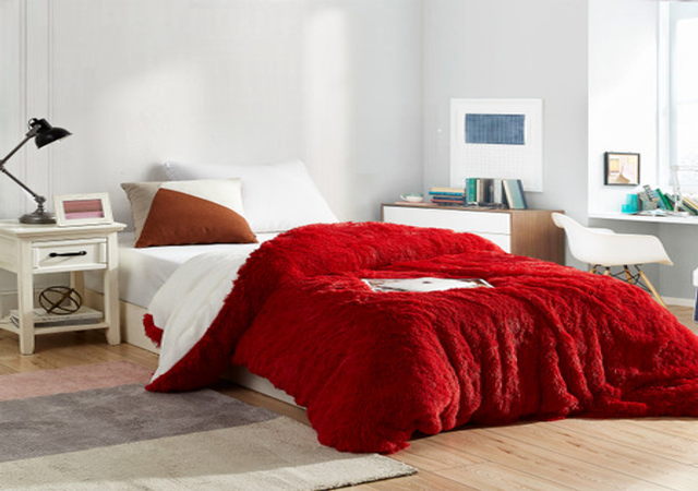 Are You Kidding? - Coma Inducer® Duvet Cover - Red/White