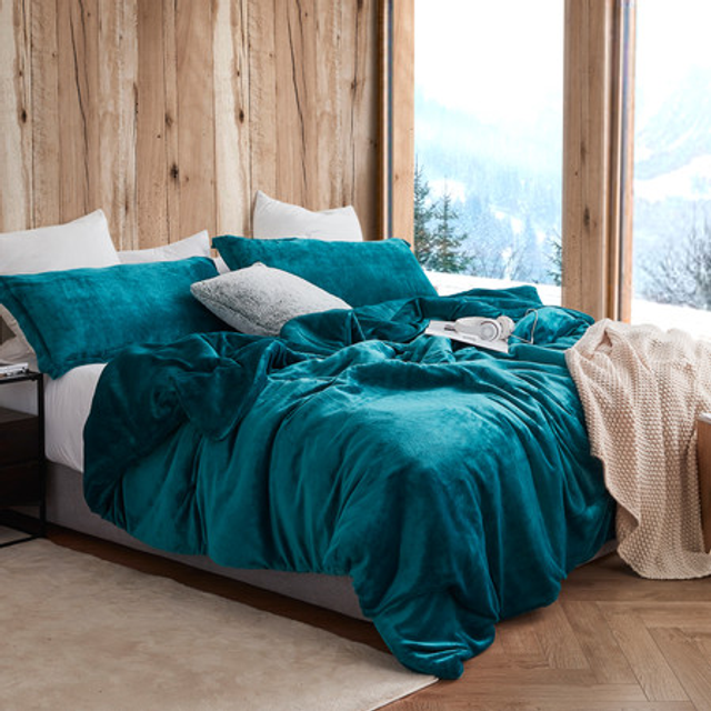 Coma Inducer® Oversized Comforter - The Original Plush - Deep Lagoon Blue