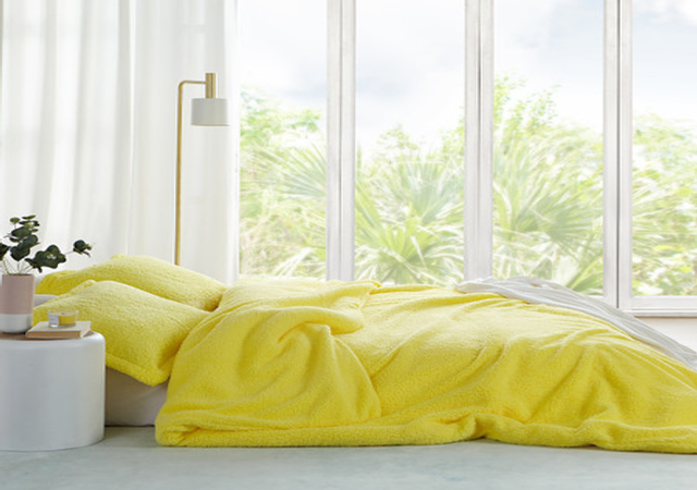 Coma Inducer® Duvet Cover - The Napper - Limelight Yellow