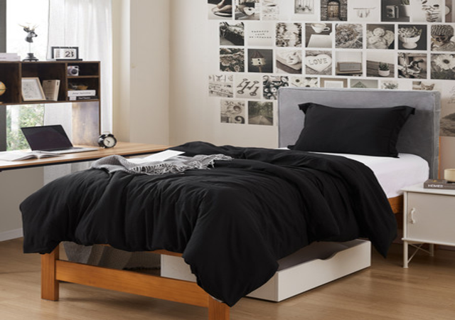Natural Loft® Twin XL Comforter - Black