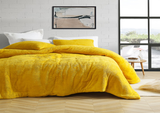Coma Inducer® Oversized Comforter - Teddy Bear - Ochre