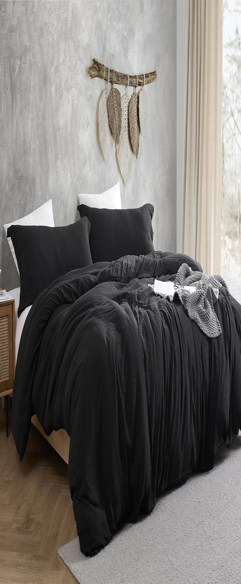 Natural Loft® King Comforter - Black