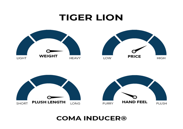 Tiger Lion - Coma Inducer® Oversized Queen Comforter - Light Fawn