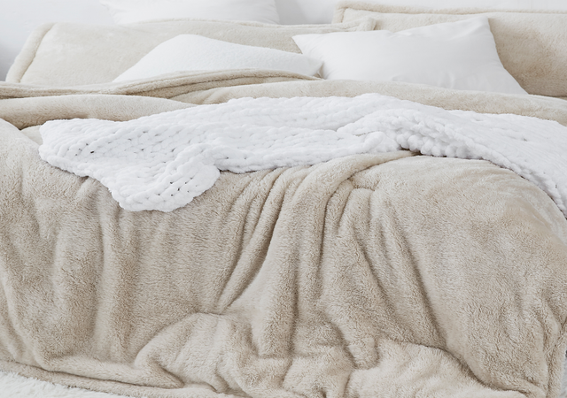 Coma Inducer® Oversized Full Comforter - The Original Plush - Natural Taupe