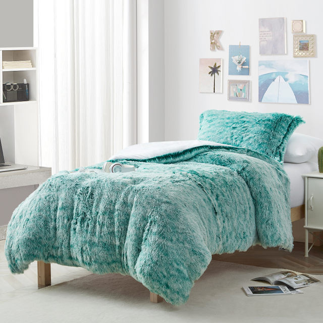 Are You Kidding - Coma Inducer® Oversized Twin Comforter - Frosted Lucky Green