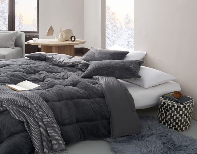 Are You Kidding Bare - Coma Inducer® Full Comforter - Charcoal Gray