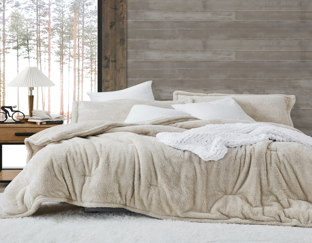 Coma Inducer® Oversized Comforter - The Original Plush - Natural Taupe