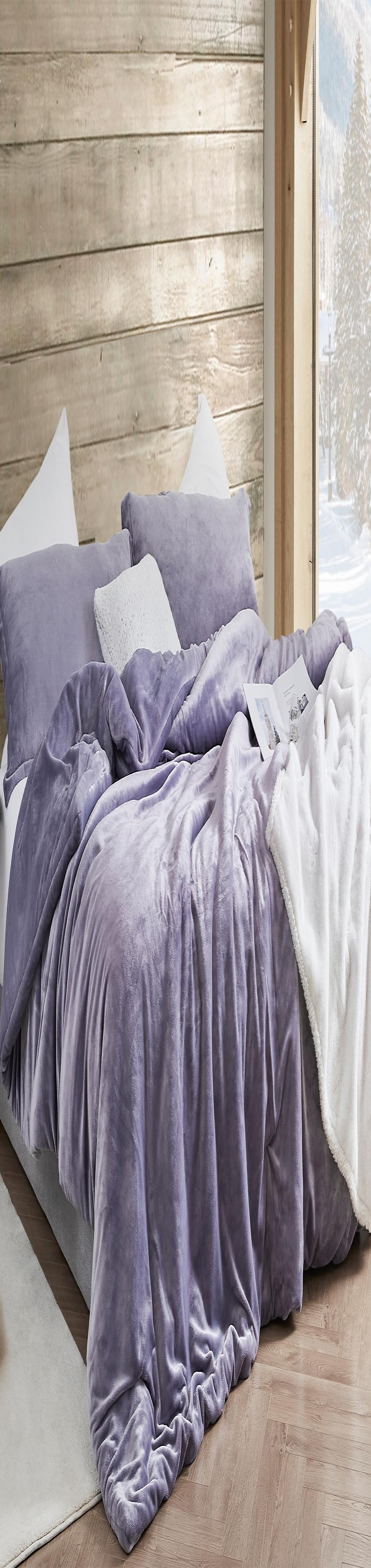 Coma Inducer® Oversized Queen Comforter - The Original Plush - Lavender Dusk