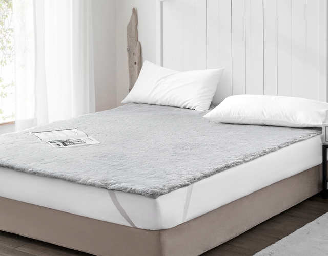 Chunky Bunny - Coma Inducer® California King Bed Topper - Glacier Gray