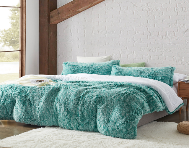 Are You Kidding - Coma Inducer® Oversized King Comforter - Frosted Lucky Green