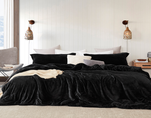 Coma Inducer® Oversized Queen Comforter - The Original Plush - Black