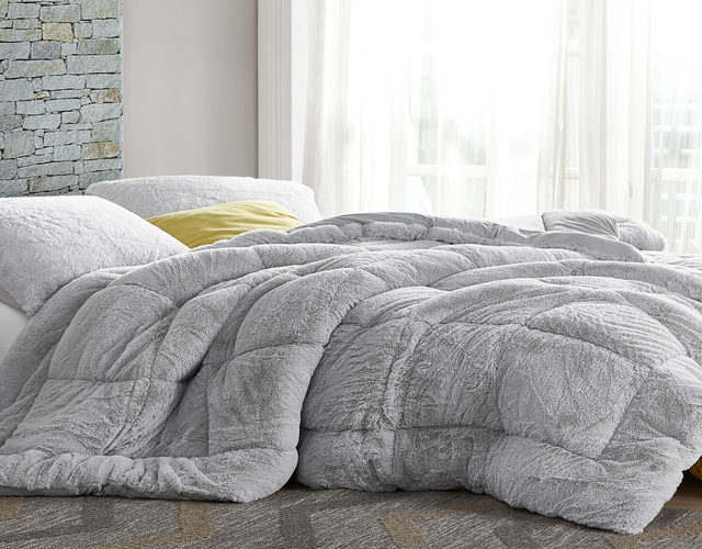 Are You Kidding Bare - Coma Inducer® King Comforter - Antarctica Gray